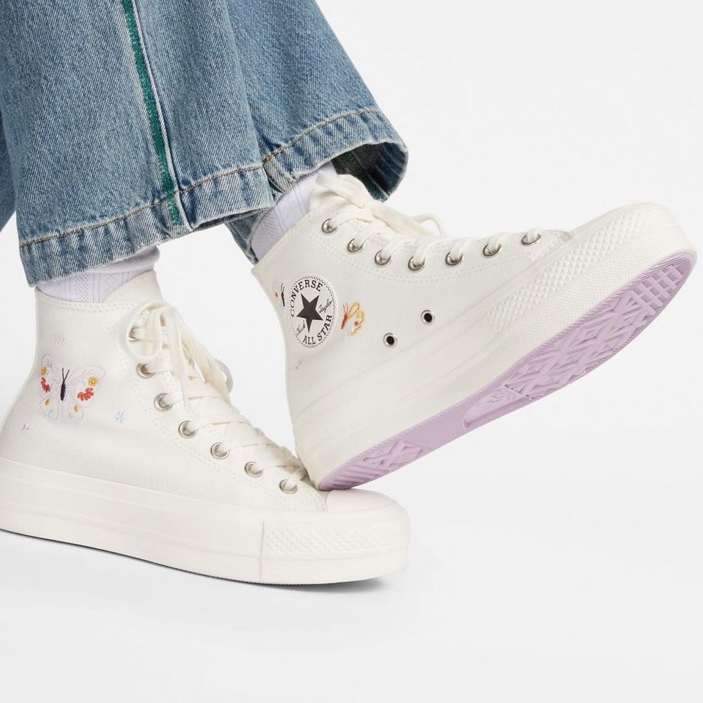 Converse Chuck Taylor All Star Lift Butterfly Wings Platform Sneaker